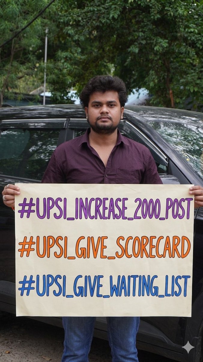 ArpitBajpeyi's tweet photo. यशस्वी मुख्यमंत्री मां.योगी आदित्यनाथ जी से हम सभी UPSI अभ्यर्थियों की 3 ही मांग एवं पुकार है और प्रदेश के मालिक होने के नाते आपसे उम्मीद करते है कि आप छात्रों के हितों में फैसला देंगे ।।
#UPSI_INCREASE_2000_POST #UPSI_GIVE_SCORECARD #UPSI_GIVE_WAITING_LIST
@CMOfficeUP @upprpb https://t.co/A2VRIJq0d9
