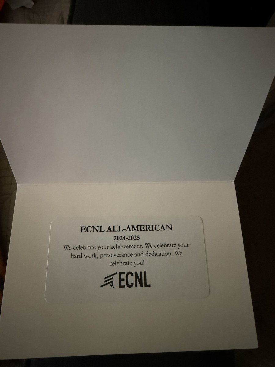 MasonRoss2029's tweet photo. A little late but thank you to @ECNLboys for the All-American scarf and letter. I’m honored and grateful for this. Coaches, if you are coming to ECNL Virginia come check us out and get a head start on your recruiting board @GSAsoccer @ImYouthSoccer @TopDrawerSoccer @PrepSoccer https://t.co/VrBcFx1tPE
