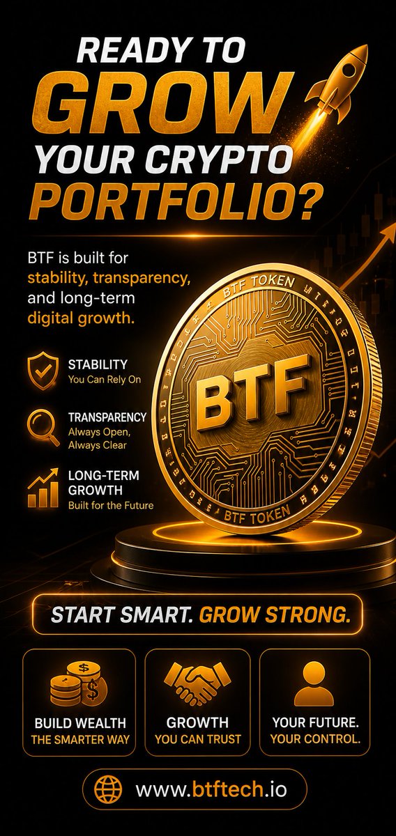 btf_official1's tweet photo. ✨ BTF – The Future of Digital Wealth

Where innovation meets trust
and technology builds opportunity.
Join the evolution.

🔗 https://t.co/Qc6JCn62G0
“Where Trust Meets Technology”
#BTF #LuxuryCrypto #DigitalAssets #FutureFinance #Web3 https://t.co/lzh53kiQEJ
