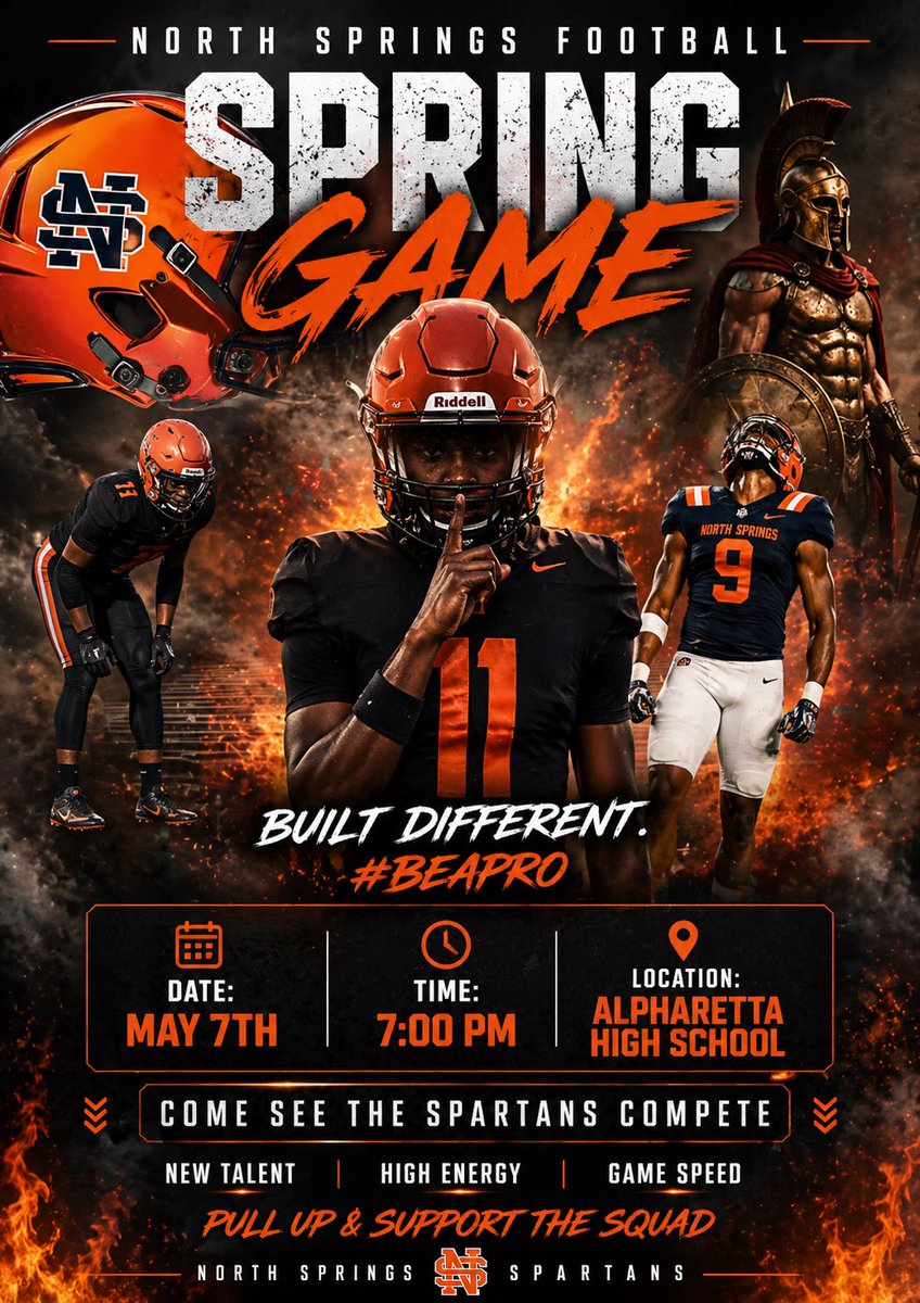 Coach_Mitch23's tweet photo. #BEAPRO
@walterv50 @NorthSpringsFB @NorthSpringsHS @AD_SpartaNation @AD_SpartaNation https://t.co/KTtFg3hPGx