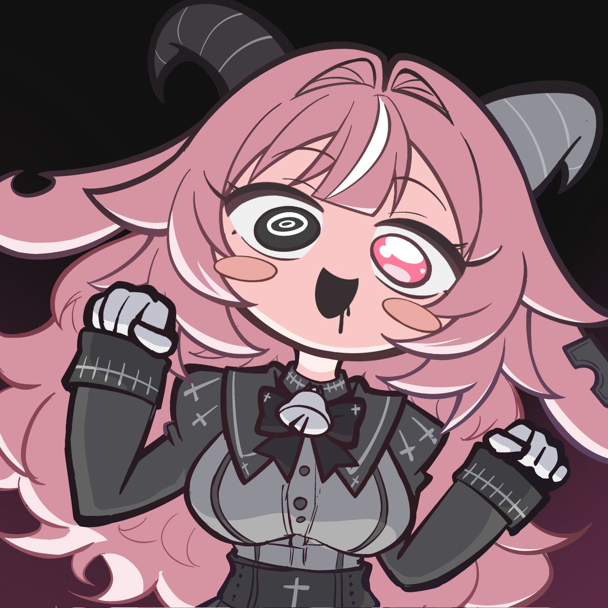 𝚃𝚑𝚎 𝙳𝚎𝚖𝚘𝚗𝚒𝚌 𝙳𝚛𝚞𝚗𝚔 . • ° 🩷❔️❕️ tweet media