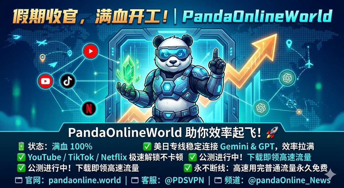 熊猫VPN tweet media
