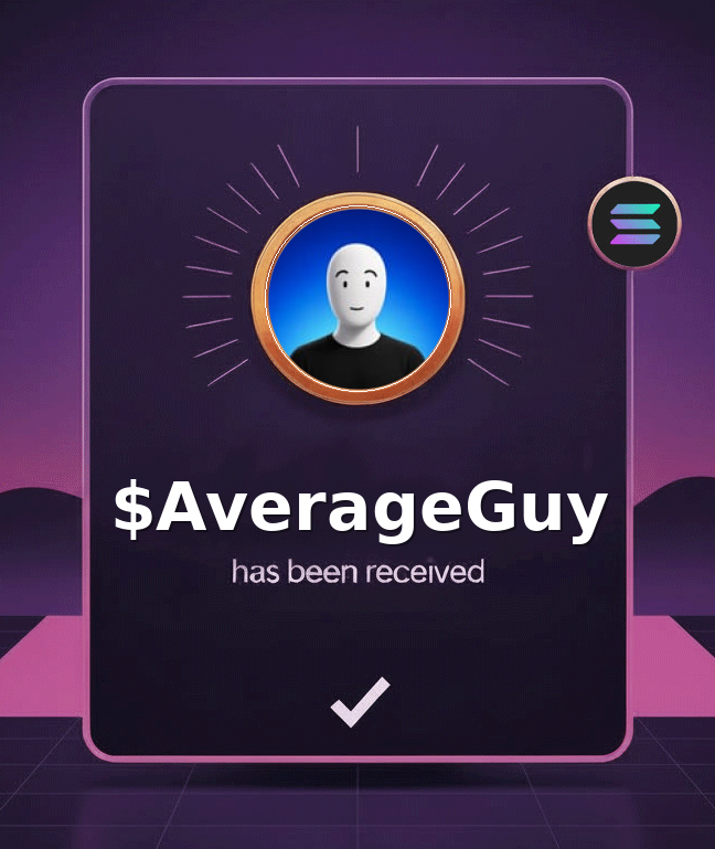 MikailChebel's tweet photo. Thanks mate @ScansTokenX  
  write CA: 5wvs117ytq32FtpJkUtCbWNyx7hE3L4FjEVVMPZ4D37v  into the search   and secure yours   as I did myself.  
 $AverageGuy https://t.co/mLA1zfz8uq