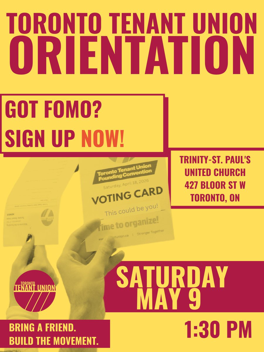 Toronto Tenant Union tweet media