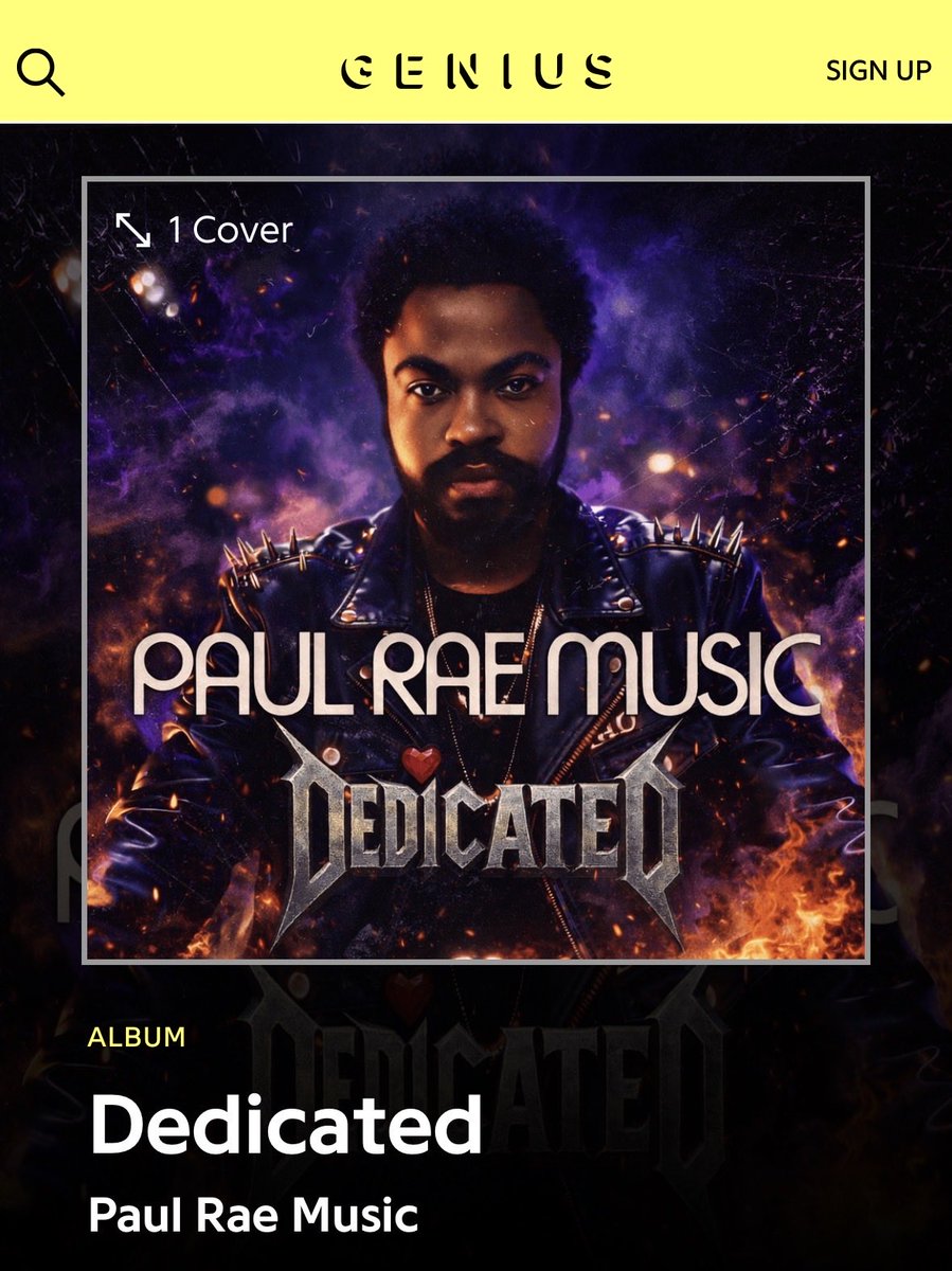 paulraemusic's tweet image. Don’t just stream DEDICATED — really tap into it. 🎧
My 2nd Album out now on all major music streaming platforms 

genius.com/albums/Paul-ra…

now you can break them down line by line on my Genius page. 
#music #newmusic #album #rnb #genius