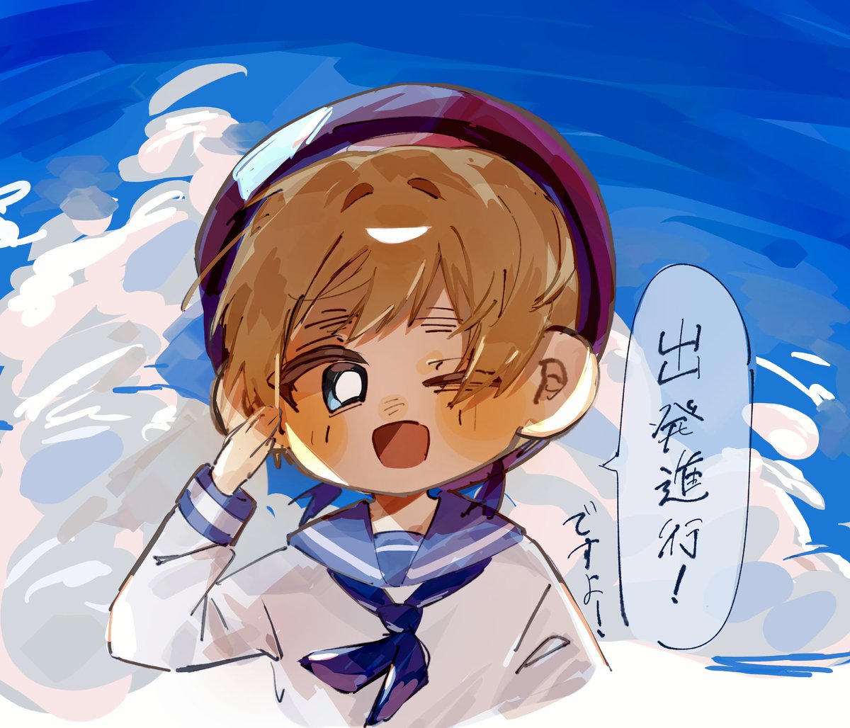 tsukitanukdl's tweet photo. 初描きシー君 #ヘタリア https://t.co/E4xAQh2Jy2