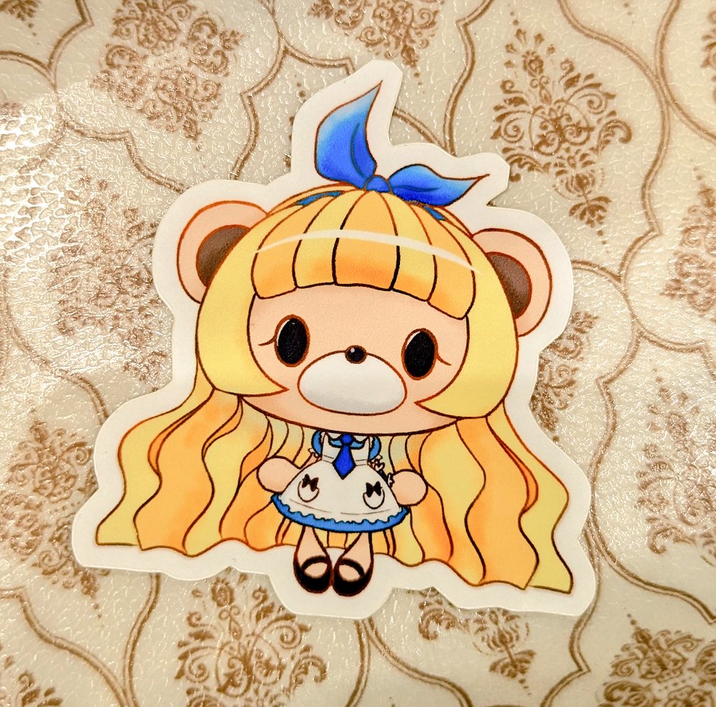アリスくまちゃんステッカー…
袋間に合わず…