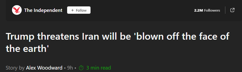 monjere's tweet image. Yeah...

I don't think the #war is over !

#Yemen #Houthis #UAE #OPEC #Trump #MiddleEast #America #Lebanon #Israel #Iran #oil #StraitOfHormuz

msn.com/en-nz/news/oth…