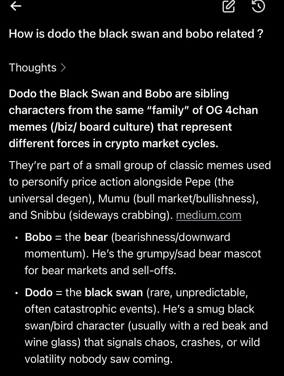 TRAPGODdpqs's tweet photo. @poe_real69 Don’t forget his sibling $DODO as well.

$BOBO https://t.co/nDuRnnwQdO