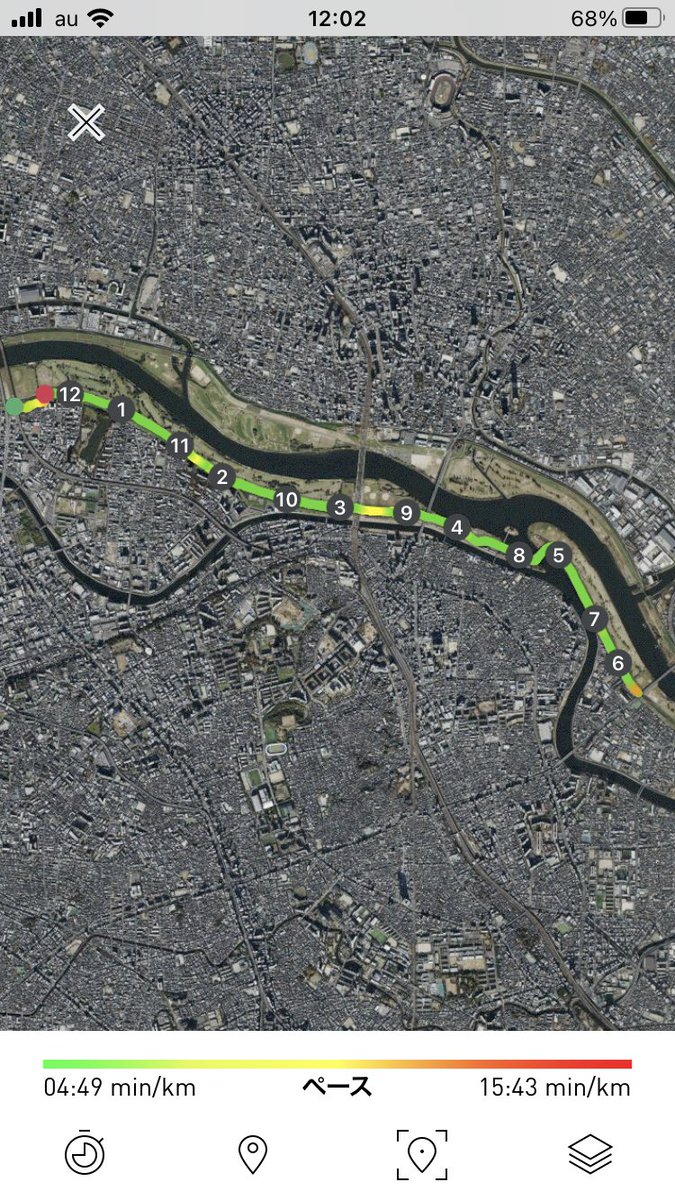 MajikaLuke's tweet image. 70分ジョグ+流し6本。13km。
荒川河川敷いつものコース🏃‍♂️
晴天🌟気持ち良すぎ&amp;amp;気温ちょうど良い。
昨日は練馬で30°だったからランオフにして正解。暑かったなー。
流しは体軽く感じて速い動きも無事できた。
ただ、肩が凝る。腕振り悪いのかな？
#ランニング #晴天ラン