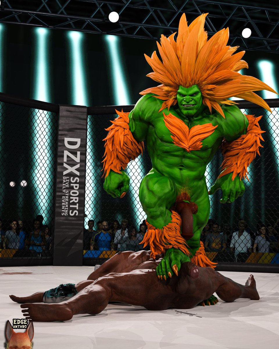 edgeanthro's tweet photo. Enjoy 77 back breaking pics of #Blanka crushing bones. Includes bear hugs, ball busting, stomping, hand jobs, frotting, and more!
https://t.co/0L9whiJoDw

#streetfighter #furry #tekken #bara https://t.co/87O50OQQV3