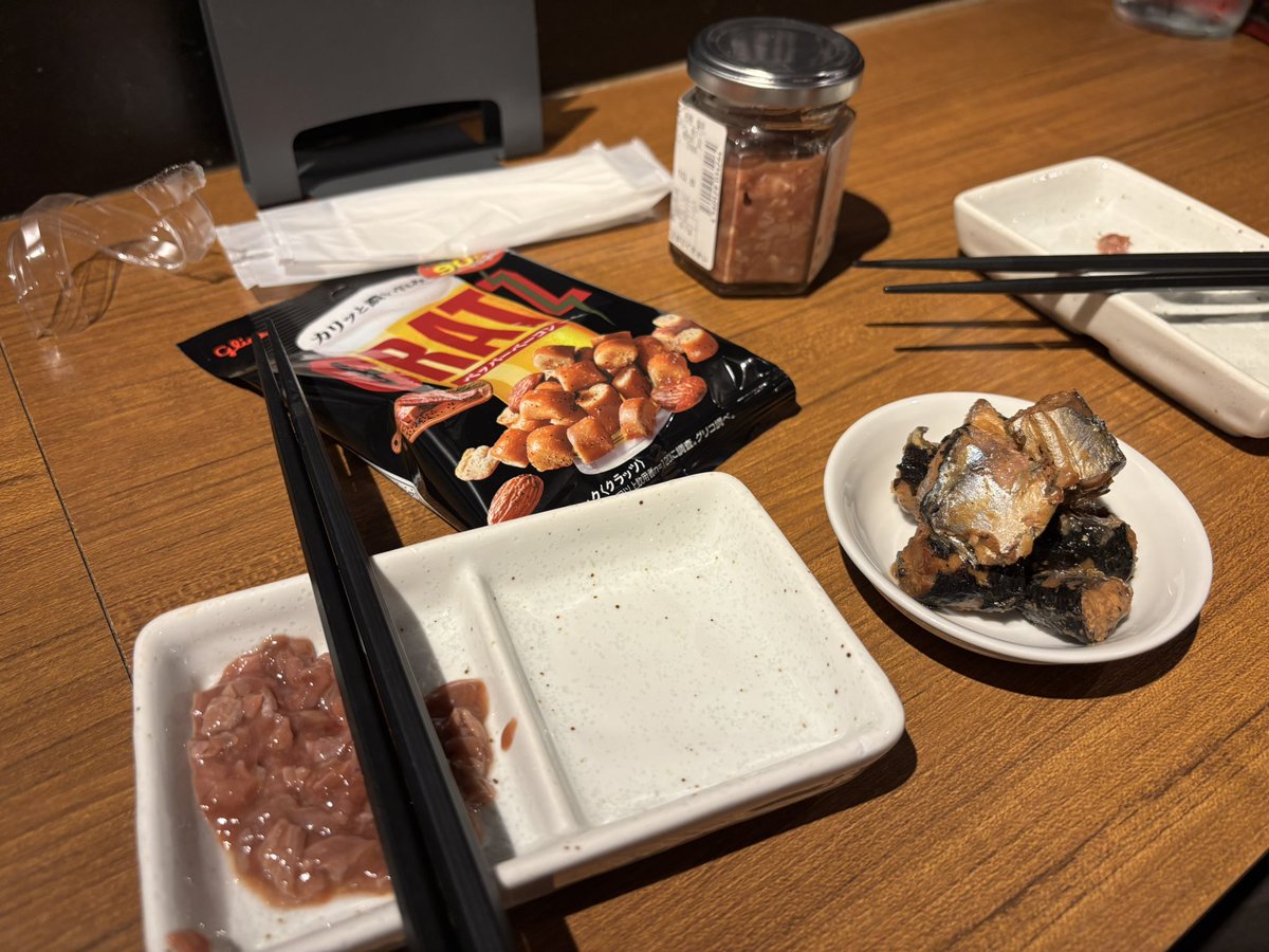店からのサービス品含めてラインナップがおっさんすぎる