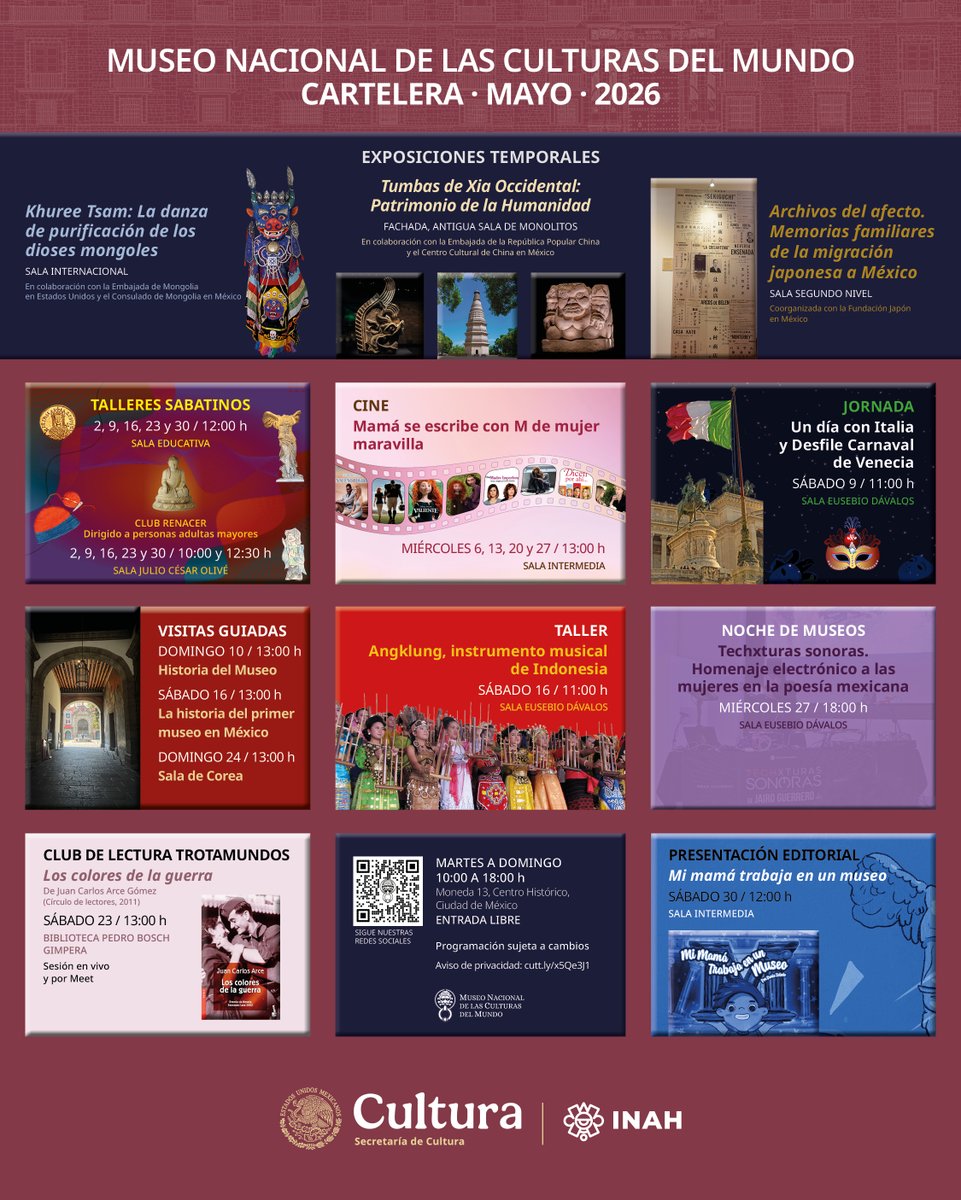 Museo Nacional de las Culturas del Mundo INAH tweet media