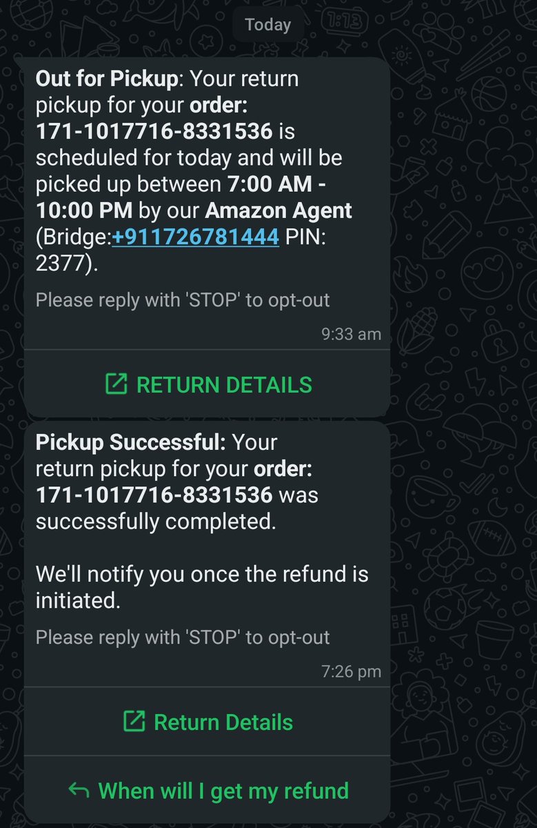 malkits625's tweet image. @AmazonHelp 2 fake return pickups marked "done". Wasted a week! Support says "don't ask questions", wait 13 days &amp;amp; expect no refund. Tracked local manager, he claimed "wrong number"! Worst service ever. Please help guys! ✌️ #AmazonIndia