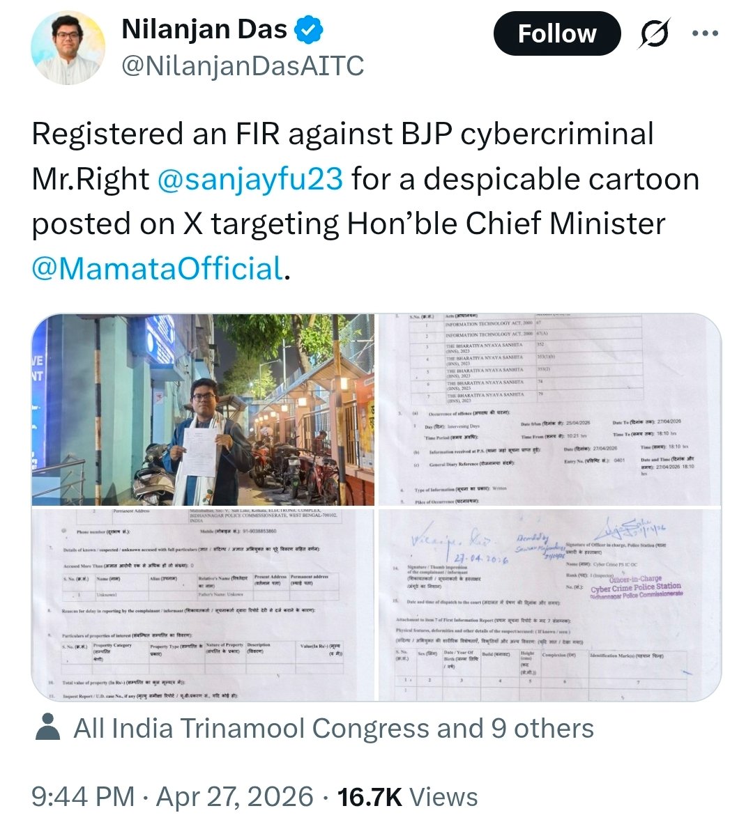 Incognito tweet media