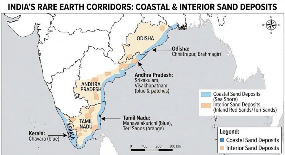 awasthi_bob's tweet photo. GOLDEN SANDS 🇮🇳
To seamlessly connect mining-processing-research-manufacturing & port led exports with scale as these elements power all modern technologies
#IREL #KABIL #Nationalcriticalmineralsmission
@chakranewz https://t.co/CV5n2iiVkN