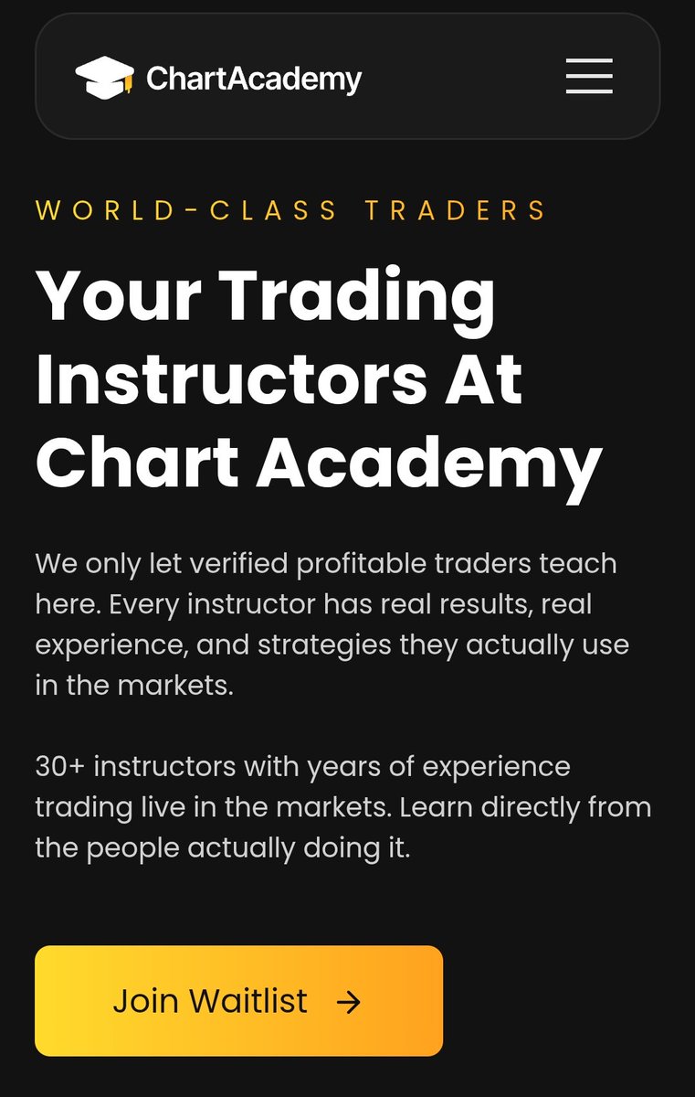 cryptoakram's tweet image. Join waitlist 

chartacademy.com/?referralCode=…

#TradingDiscipline #Orderflow #forex #Trade #propfirm