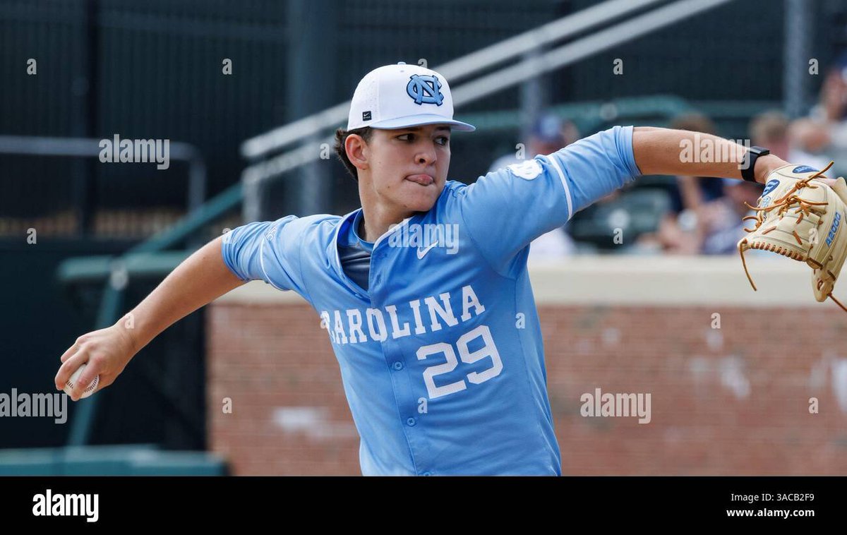 JML_ACC's tweet photo. ACC ERA Leaders through Week 12

1. Jason DeCaro (North Carolina)- 2.07
2. Caden Glauber (North Carolina)- 2.09
3. Wes Mendes (Florida State)- 2.25
4. Walker McDuffie (North Carolina)- 2.40
5. Lucas Hartman (Virginia)- 2.45

#ItJustMeansLess #GoACC https://t.co/nflbT3ZFfH