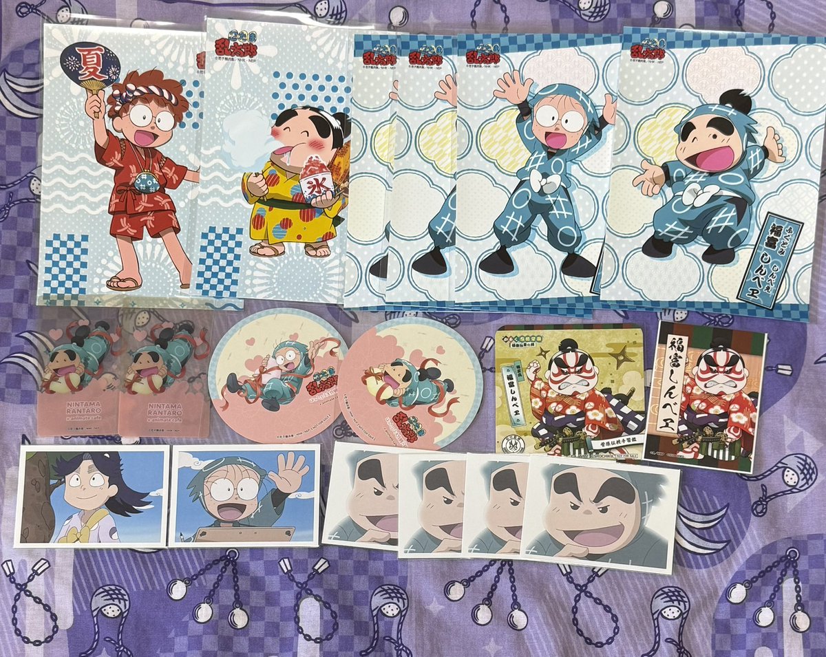 交換/譲渡】忍たま乱太郎 特典 ポストカード コースター 譲:画像 求