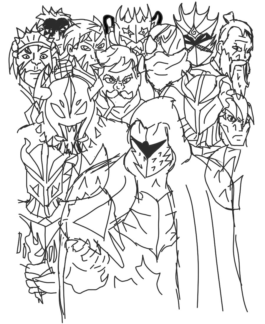 BraydenBeard6's tweet image. Here’s all the characters imma do for it (I’ll try to post an in depth thing for each character at some point):

Shutaisei
Kagutsuchi
Lucifer
Kyosha
Rakurai’s Tokrinn friend
Stachan
Rakurai
Raiju
Rawtenok
Valeria
Psamaset
Nyordir
Shaknir
#ocart #worldbuild