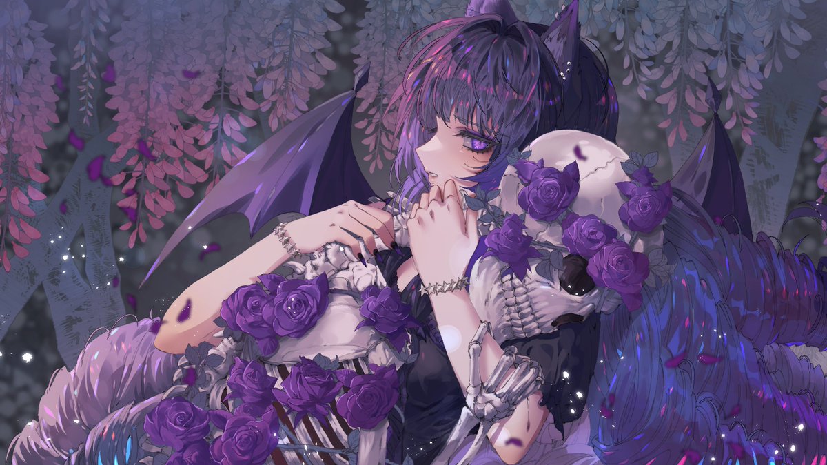 Moemarrow's tweet photo. @MooMerrily Hi there, I'm Moe!
I am a crazy, chaotic vampire cat (aka batcat) who will be obsessed with you, loving you forever until you get added to my garden. Once I have you, I'll never let you go~ https://t.co/eiZQJLQY5C
