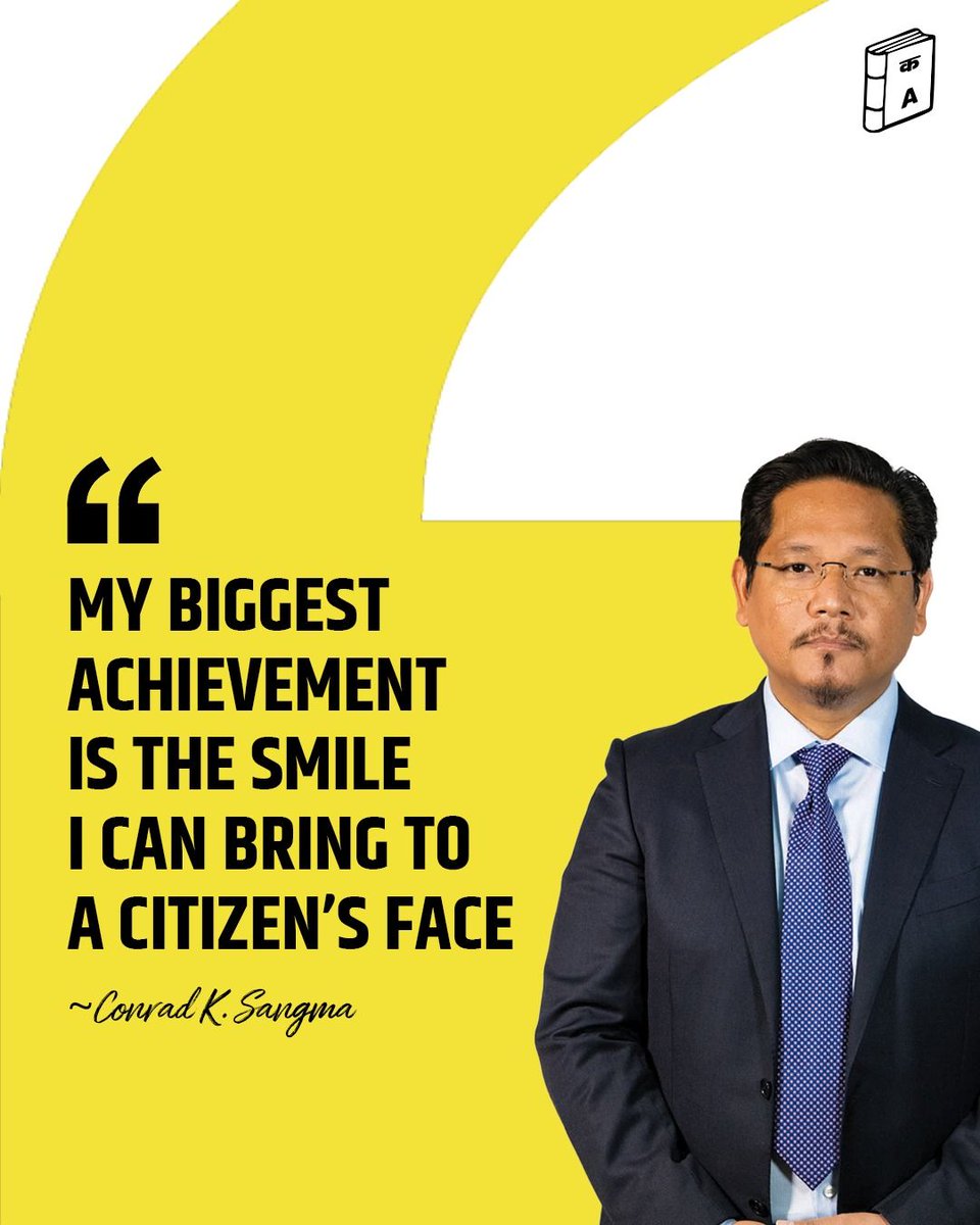 nppmeghalaya's tweet photo. A simple yet powerful reflection of public service from @SangmaConrad 

True achievement lies in making a difference in people’s lives, where governance is measured through trust, care, and the well-being of every citizen.
#CMConradKSangma #Meghalaya  #PeopleFirst #BornToServe https://t.co/woAfmu4CbJ