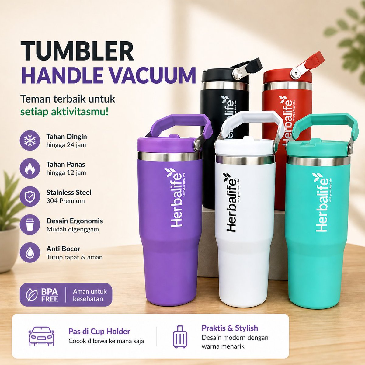 novarkaid's tweet photo. Tumbler Herbalife yang kamu lihat di foto ini lagi diskon spesial 5.5! Handle yang kuat, insulasi yang tahan lama, desain yang bikin kamu makin semangat hidup sehat. Pilih warna favorit kamu sekarang. Jangan sampai nyesel pas warnanya sold out ya! 💪
https://t.co/SUDBIh9m2t https://t.co/OvsS9XWVs9