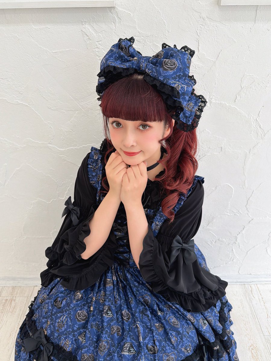 Jane Marple ジェーンマープル ストロベリーラベル ワンピース 水色 Marple Jane ストロベリーラベル ワンピース ジェーンマープル