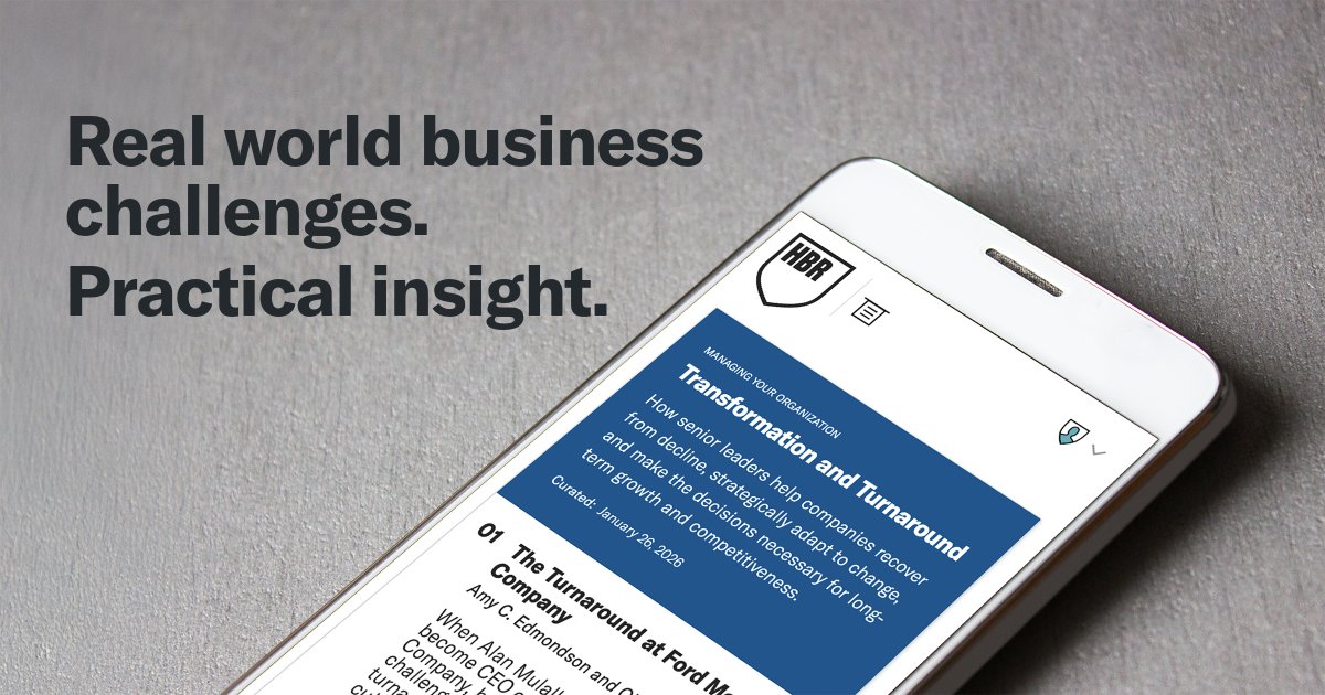 Harvard Business Review tweet media