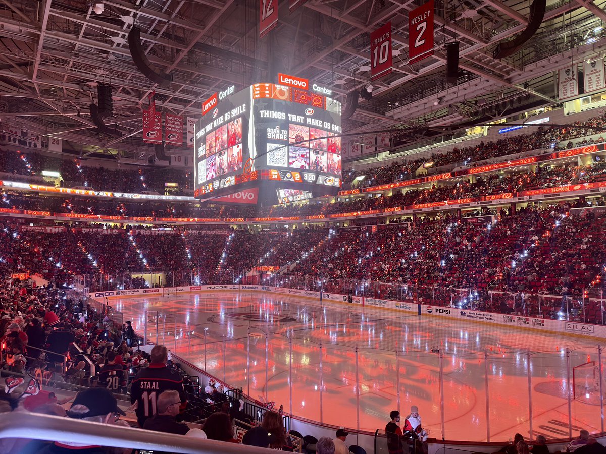 neeraj's tweet photo. What a comeback by @Canes; down 2-0 to winning it in OT. Amazing playoff hockey.

PS: very average refereeing today. https://t.co/qE3lRp6sDi
