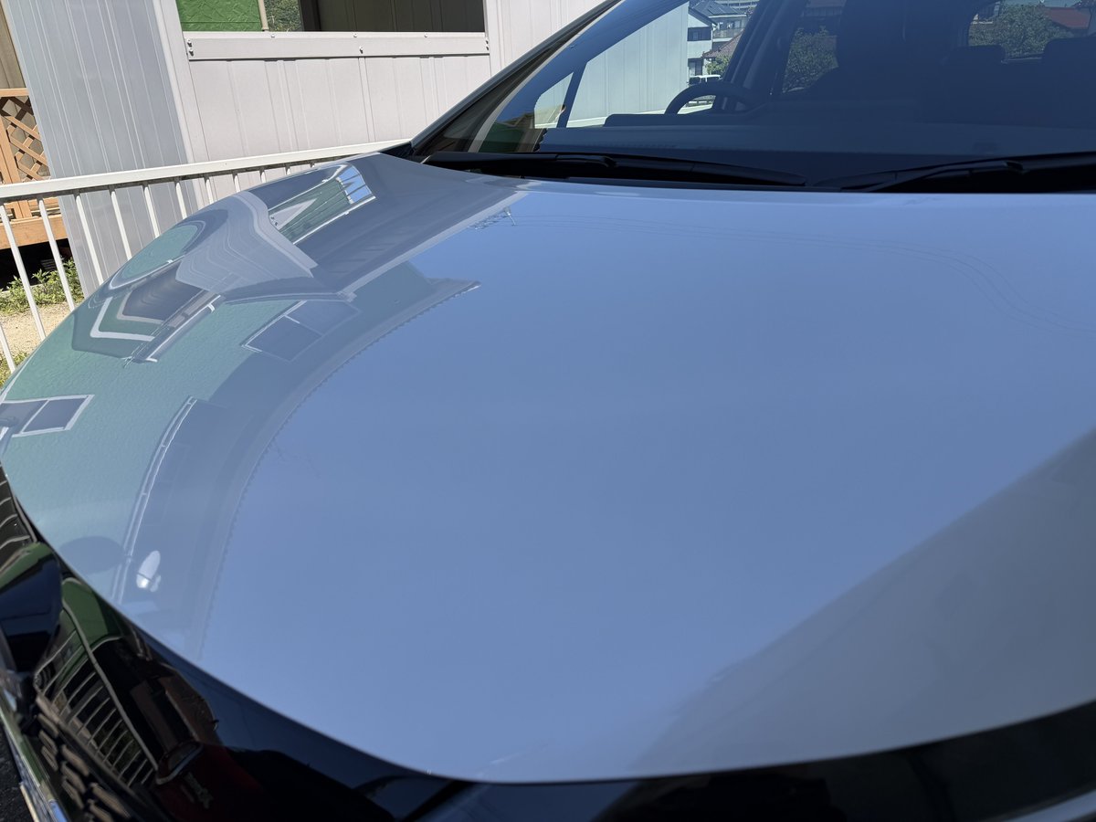 昨日の強風で砂埃が乗ってたから軽く洗車😂 Pulvis Adamantinusの
