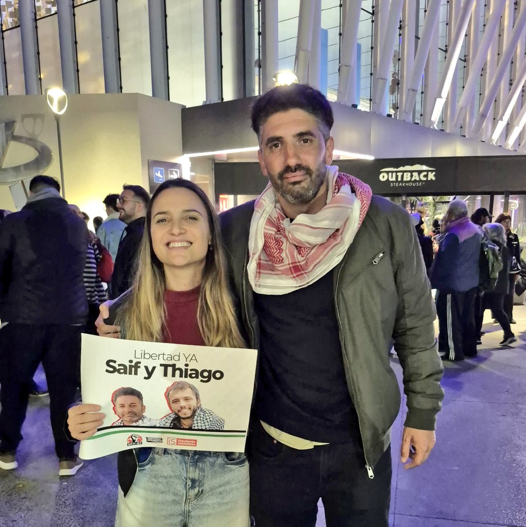 MercedesTrimar's tweet image. Recibimos a un primer grupo de compañeres de Argentina que participaron en la @gbsumudflotilla que lleva ayuda humanitaria a #Gaza  Bienvenida Titi, @Cele_Fierro, @pablogiachello y Rauli. #FreePalestine