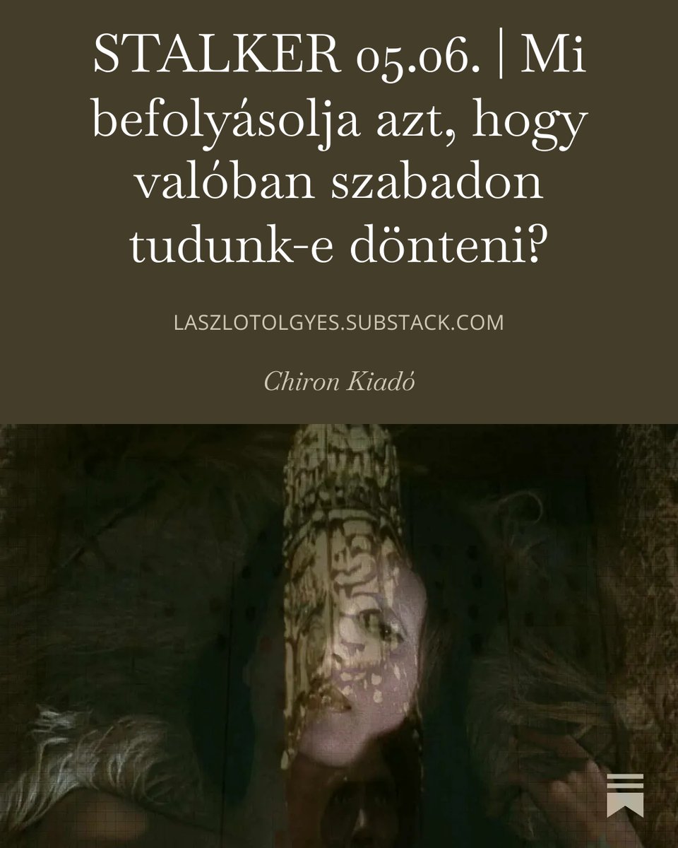 STALKER 05.05. |  Amit az MI elvesz, azt vissza is adja?

laszlotolgyes.substack.com/p/stalker-0506…

“Il n'y a pas de hors-texte.”

#STALKER