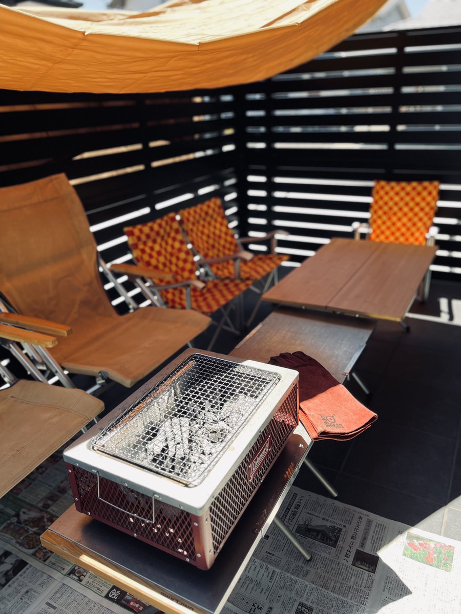 northfarm77's tweet image. まもなく開演です！
#BBQ #スノーピーク #コールマン