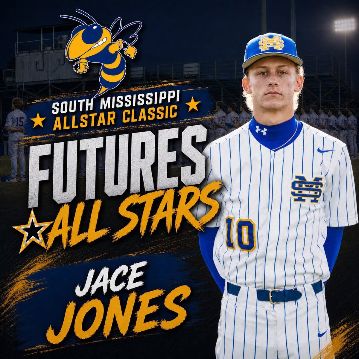Jacejones_10's tweet photo. Proud to announce that I have been selected to play in the south Mississippi futures all star classic!! https://t.co/243BWAwdHD
