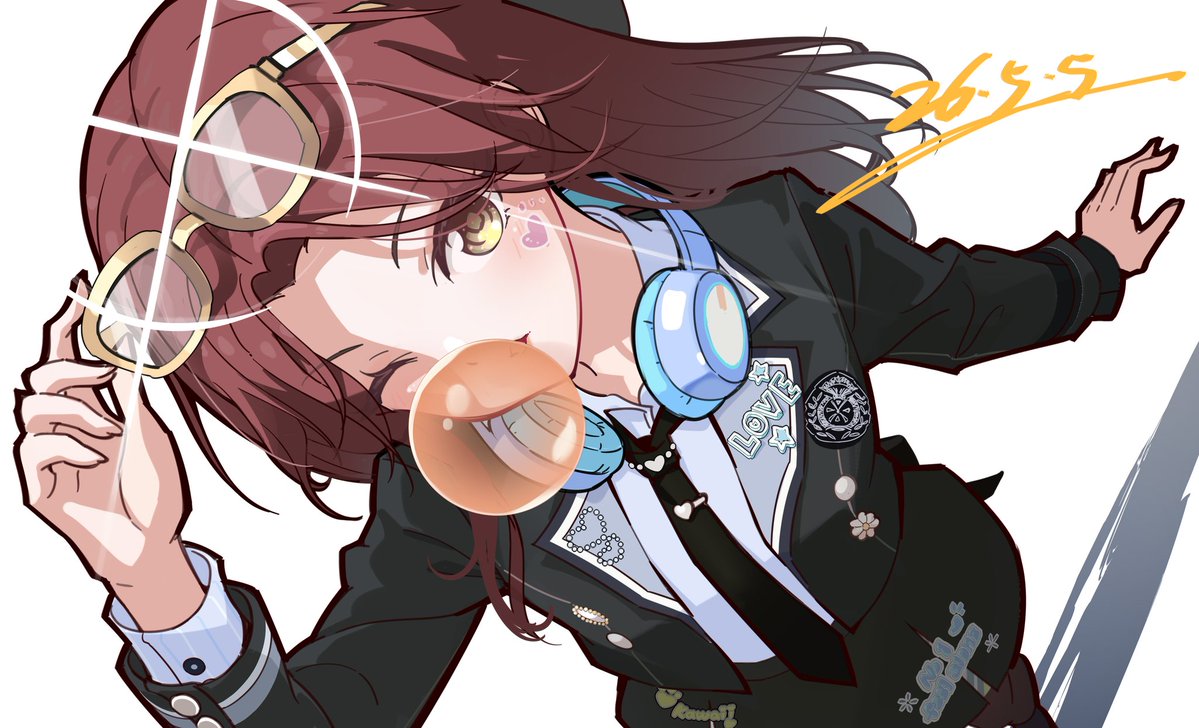 #シャニマス
#大崎甘奈
ﾃﾞｺ👓風船ガム🎧