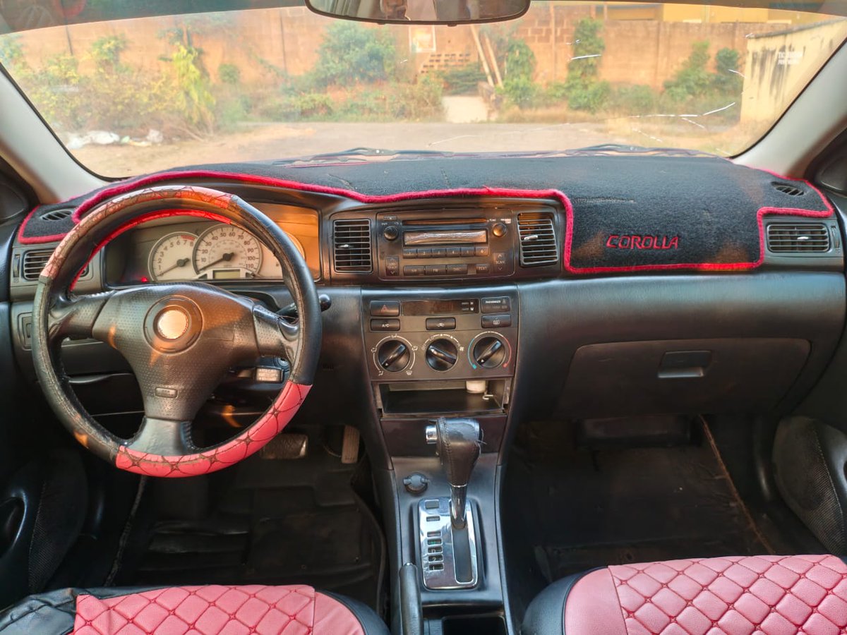 2006 TOYOTA COROLLA SPORT⚽🏀
EVERYTHING INTACT.
4,500,000 TO THE OWNER 
SETTLEMENT 200K
ÌBÀDÀN
07032328559
