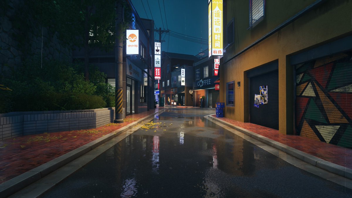 venomxd2003's tweet image. #nte #gaming #rain #atmosphere #virtualphotography I just love Rain in games. Especially with Ray Tracing.