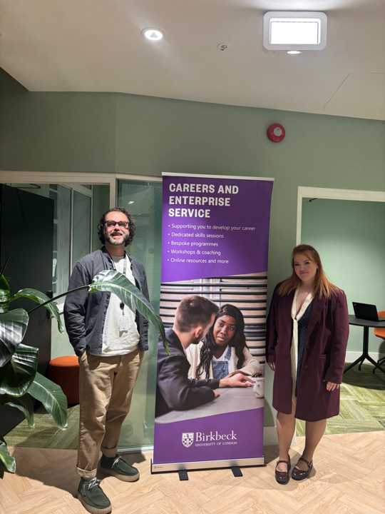 BirkbeckAdvice's tweet photo. Ready to level up your future? 🚀

Join today’s Careers and Student Advice Drop in Session at Birkbeck and get real time support, fresh ideas, and answers to your biggest career questions.

📅 When: 05th May 2026, 14:00 — 18:00
 ✨Book here: https://t.co/kLbM9iPj4X https://t.co/R0oVBqii9T
