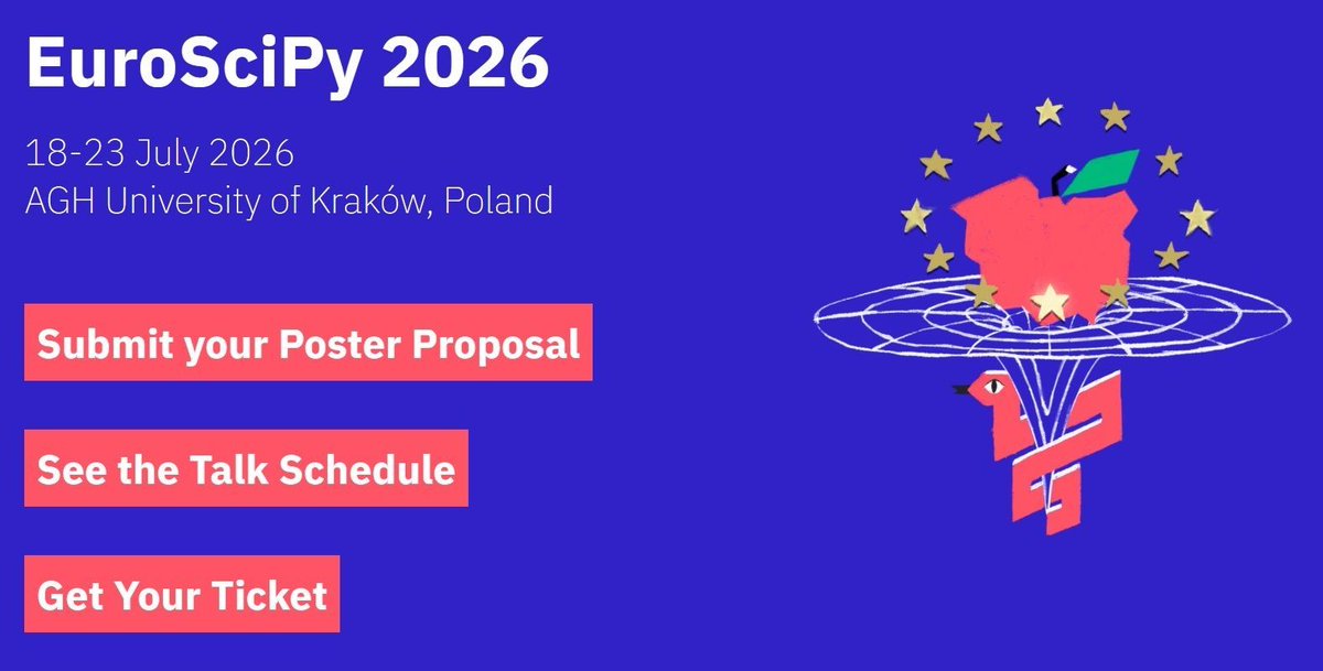 EuroSciPy tweet media