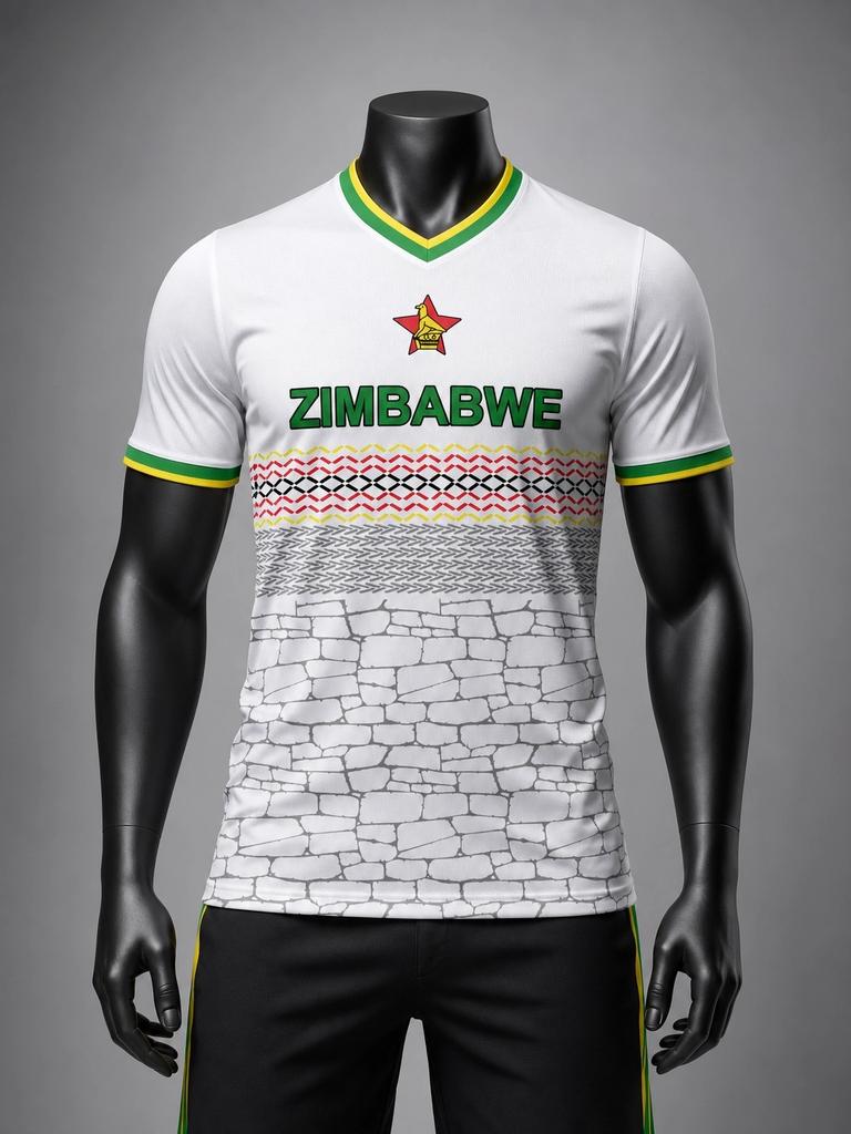 PfekaAfrican's tweet photo. The Dzimbahwe T-shirt isn't just about style, it's about identity. 
From the iconic Great Zimbabwe stone wall textures to the vibrant herringbone patterns, every detail is a tribute to our rich architectural heritage and national pride.
📍Old Hararians Sports Club
Price: $30 https://t.co/GmKQJDVPrE
