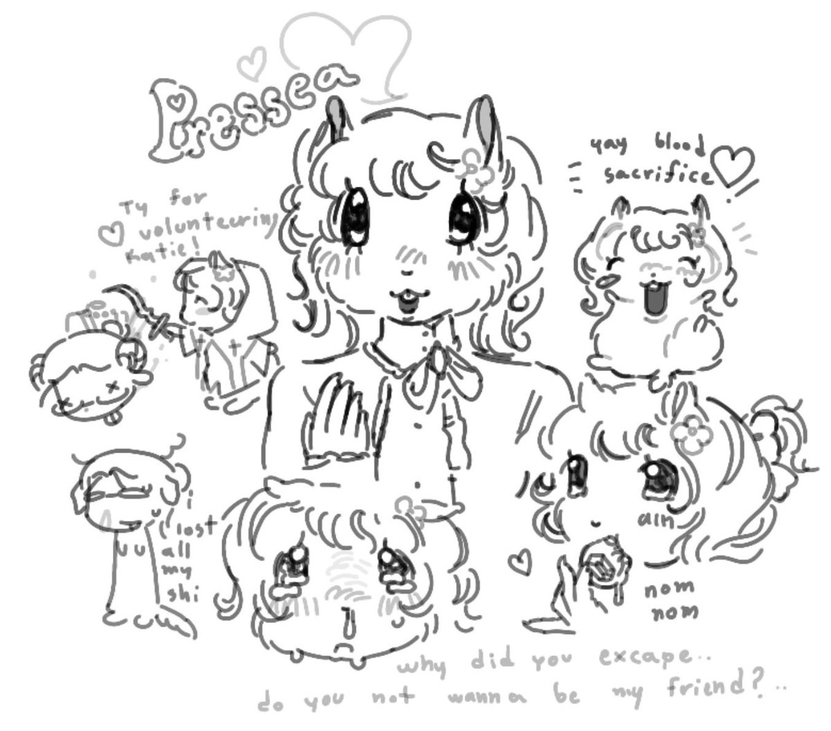 im back from a week vacation break
i miss drawing katie BUT, here’s my precious,pressea🫶
loved her creepy cutieful vibes
#qsmp #pressea #katieb