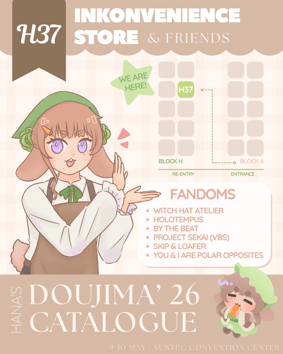 hana 🌸 @ doujima H37 tweet media
