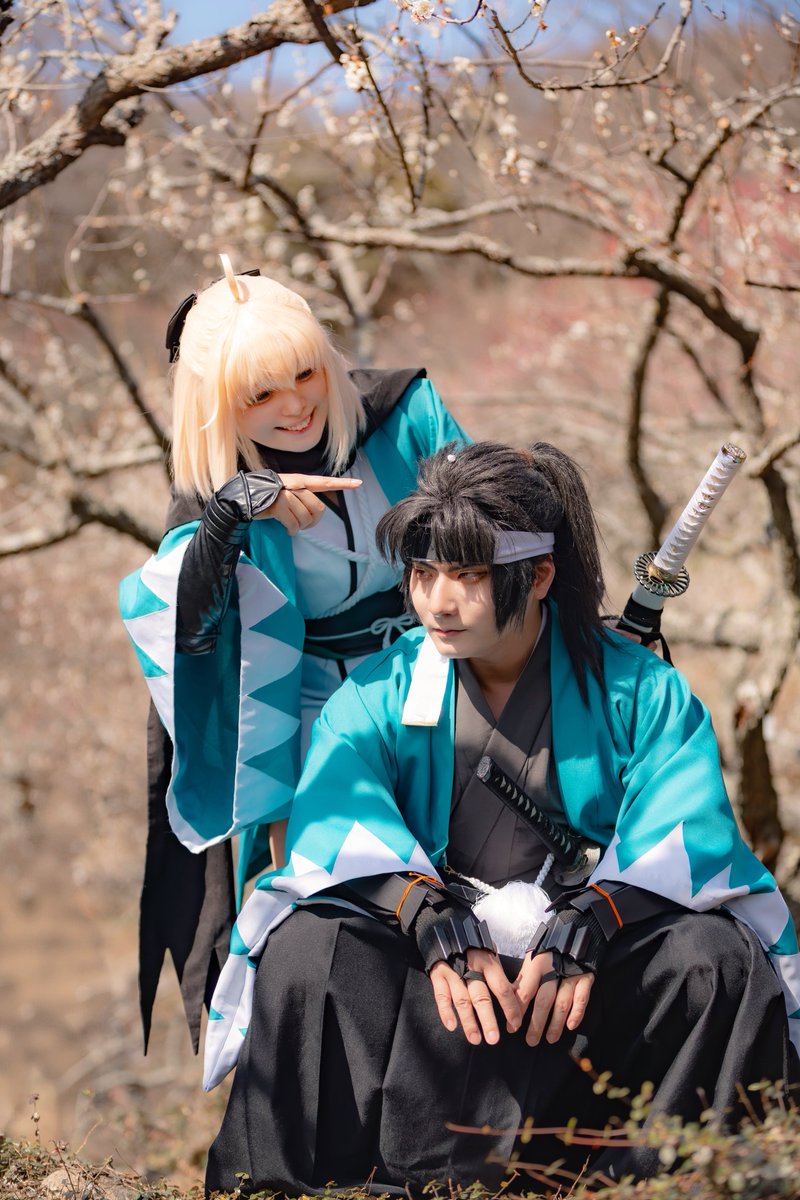 ⚫️コスプレ
Fate / Grand Order
新選組

──────────────

咲きぶりに寒げは見えず梅の花

──────────────

土方歳三：めろす(<a href="/mer0s/">めろす</a> )
沖田総司：あみー
Photo：トトロ(<a href="/fate_nana1/">トトロ@</a> )
#茨城県 #筑波山梅まつり #麗yers #reiyers
※特別な許可を得て撮影しております