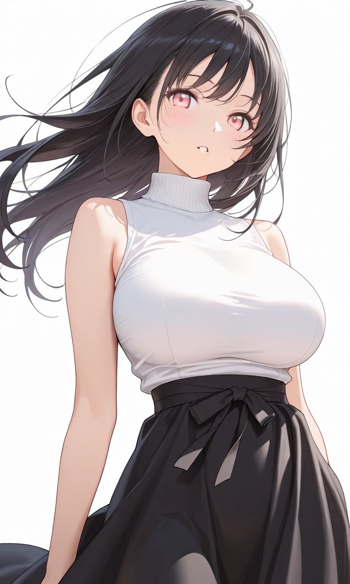 天音桜 「お休みってあっという間だね〜🌸」 SFW AI illustration. #天