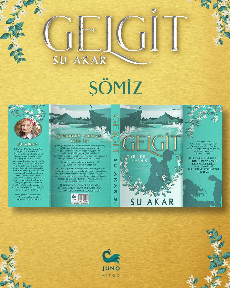 juno_kitap's tweet photo. GELGİT - YENİDEN UYANIŞ şimdi ÖN SİPARİŞTE! 💛

💫 Wattpad’de 3.4 milyon okunmayı aşan Gelgit – Yeniden Uyanış, okuru ilk sayfadan içine çeken, bağımlılık yaratan bir aşk hikâyesi. 

Kırılmış iki ruhun, birbirinde hem yarayı derinleştirdiği hem de iyileşmeye zorlandığı bir bağ. https://t.co/Mr60LJibgm
