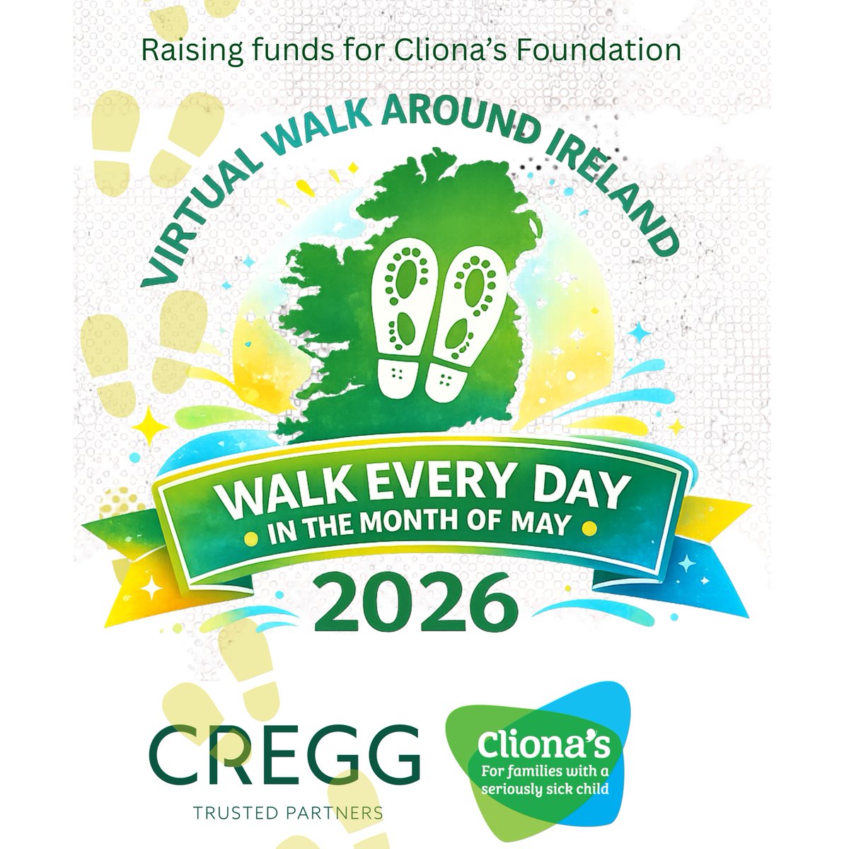 CreggRecruit's tweet photo. We’re officially underway with our CREGG “Walk Every Day in May” charity challenge in support of Cliona's Foundation and the team is already off to a strong start. Every step counts. Every contribution makes a difference.
Donate here:
https://t.co/j4YTpt3EdF 

#CREGG https://t.co/HVocoIANGZ