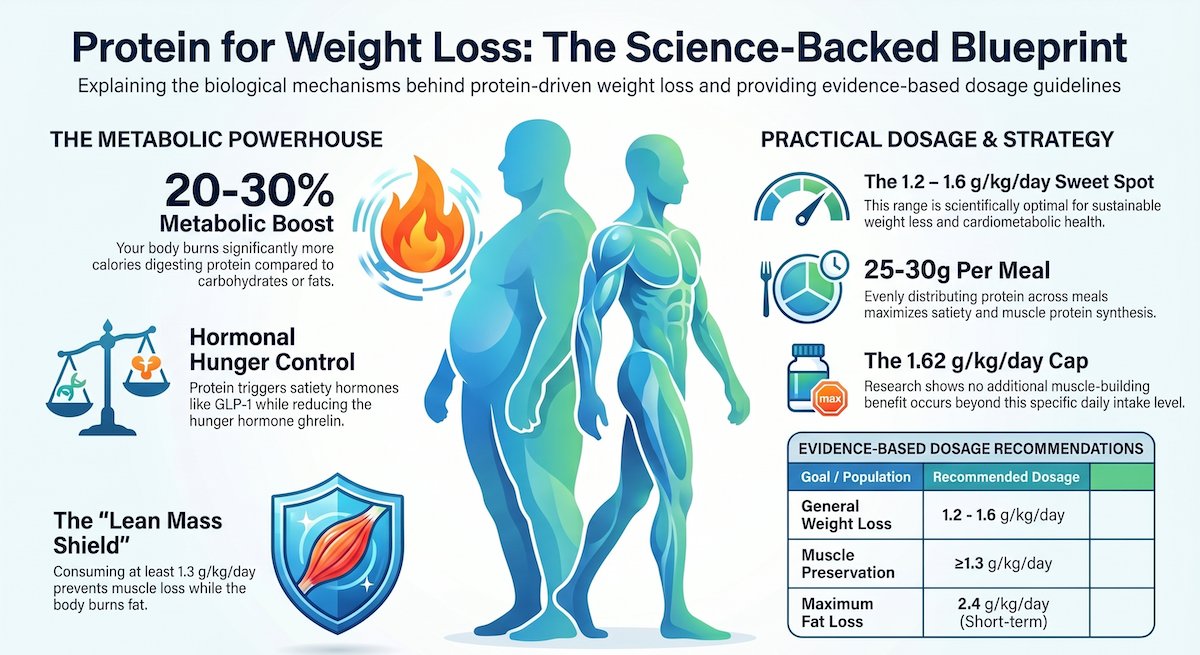 biochronnet's tweet photo. Protein for Weight Loss:
🔥About 20-30% of the calories in protein are burned just during digestion.
⚡A high-protein meal keeps your metabolism elevated for several hours.
https://t.co/SjPanvvUJ0
#proteinweightloss #TEF #metabolismboost #nutrition #wellness #fitlifestyle https://t.co/p5haxIDChf