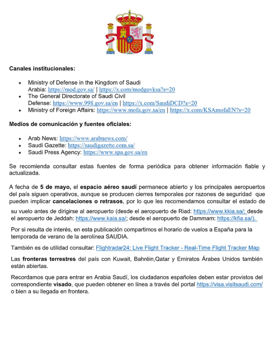 EmbEspaña en A.Saudí tweet media