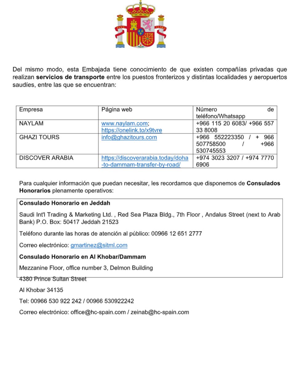 EmbEspaña en A.Saudí tweet media